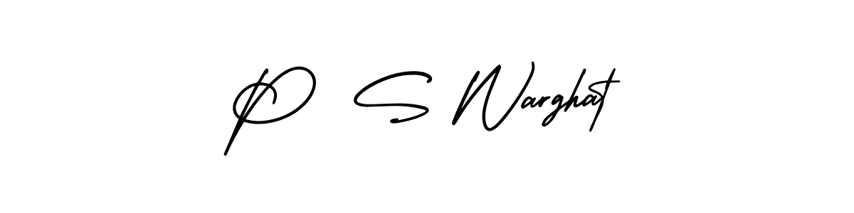 It looks lik you need a new signature style for name P  S Warghat. Design unique handwritten (AmerikaSignatureDemo-Regular) signature with our free signature maker in just a few clicks. P  S Warghat signature style 3 images and pictures png