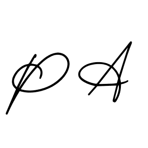 It looks lik you need a new signature style for name P A. Design unique handwritten (AmerikaSignatureDemo-Regular) signature with our free signature maker in just a few clicks. P A signature style 3 images and pictures png