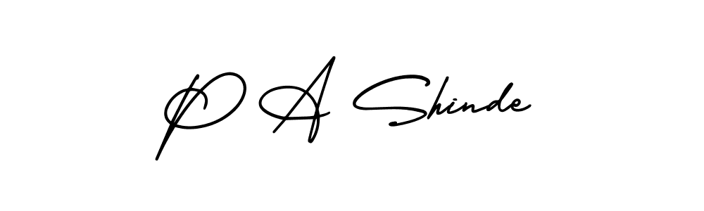 Also You can easily find your signature by using the search form. We will create P A Shinde name handwritten signature images for you free of cost using AmerikaSignatureDemo-Regular sign style. P A Shinde signature style 3 images and pictures png
