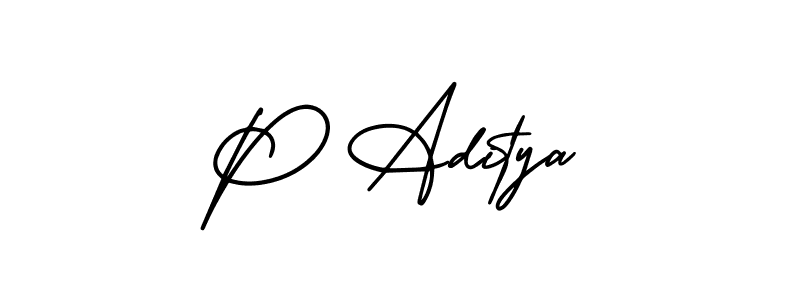 Once you've used our free online signature maker to create your best signature AmerikaSignatureDemo-Regular style, it's time to enjoy all of the benefits that P Aditya name signing documents. P Aditya signature style 3 images and pictures png