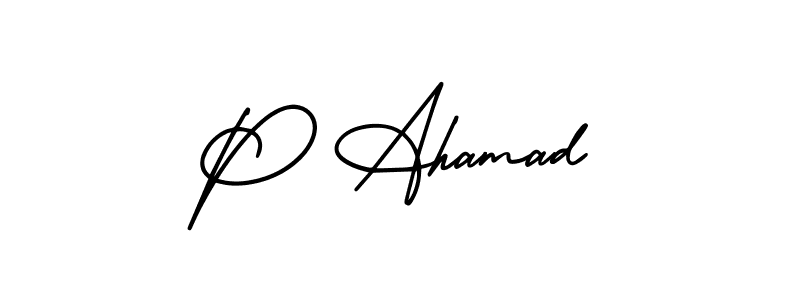 Here are the top 10 professional signature styles for the name P Ahamad. These are the best autograph styles you can use for your name. P Ahamad signature style 3 images and pictures png
