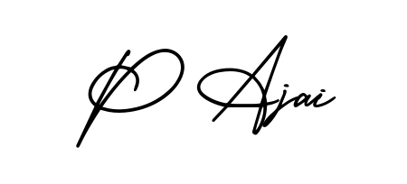 Express your personality with a custom P Ajai signature crafted with AmerikaSignatureDemo-Regular typography. Free transparent PNG download available. P Ajai signature style 3 images and pictures png