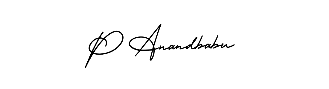 You can use this online signature creator to create a handwritten signature for the name P Anandbabu. This is the best online autograph maker. P Anandbabu signature style 3 images and pictures png