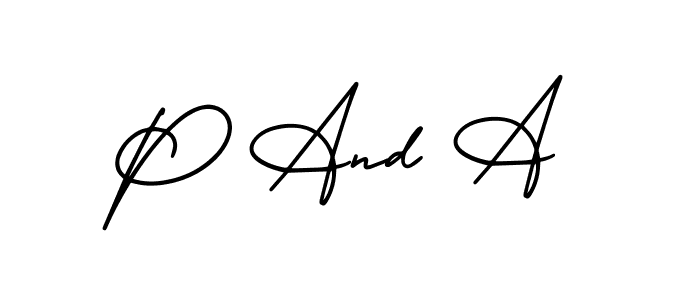 Also we have P And A name is the best signature style. Create professional handwritten signature collection using AmerikaSignatureDemo-Regular autograph style. P And A signature style 3 images and pictures png