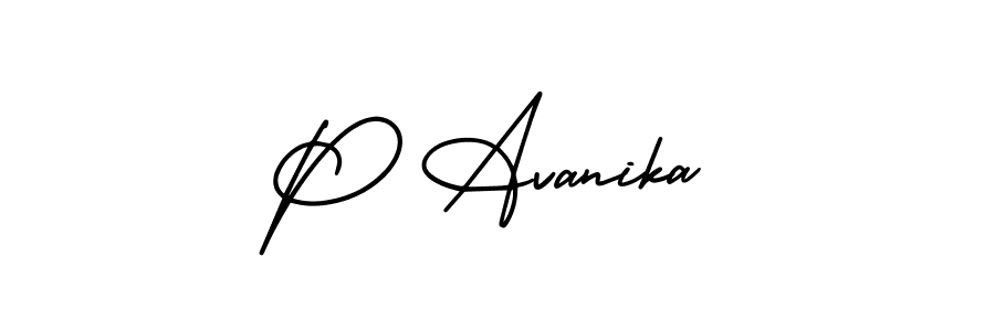 Once you've used our free online signature maker to create your best signature AmerikaSignatureDemo-Regular style, it's time to enjoy all of the benefits that P Avanika name signing documents. P Avanika signature style 3 images and pictures png