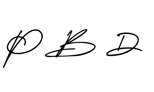 Also You can easily find your signature by using the search form. We will create P B D name handwritten signature images for you free of cost using AmerikaSignatureDemo-Regular sign style. P B D signature style 3 images and pictures png