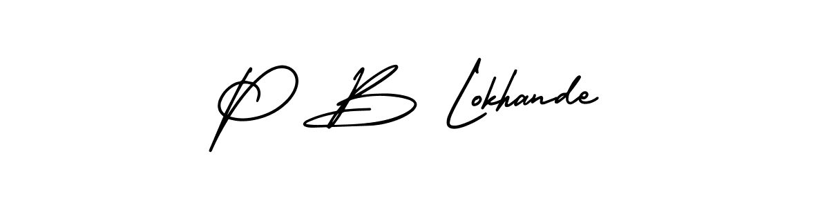 Similarly AmerikaSignatureDemo-Regular is the best handwritten signature design. Signature creator online .You can use it as an online autograph creator for name P B Lokhande. P B Lokhande signature style 3 images and pictures png