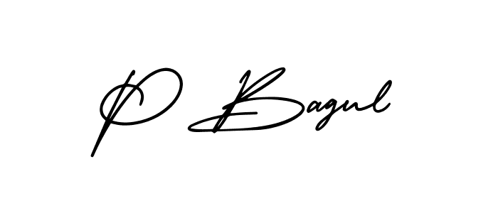Also You can easily find your signature by using the search form. We will create P Bagul name handwritten signature images for you free of cost using AmerikaSignatureDemo-Regular sign style. P Bagul signature style 3 images and pictures png