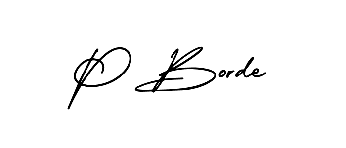 This is the best signature style for the P Borde name. Also you like these signature font (AmerikaSignatureDemo-Regular). Mix name signature. P Borde signature style 3 images and pictures png