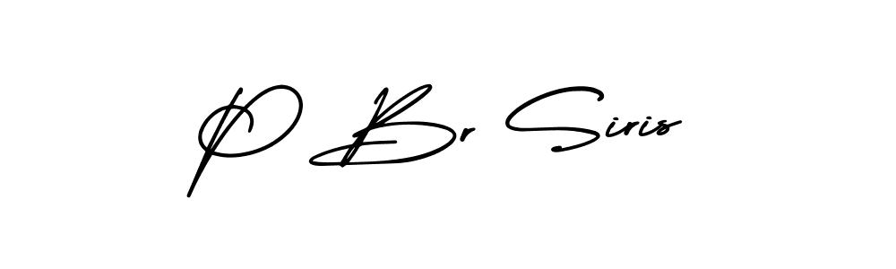 How to Draw P Br Siris signature style? AmerikaSignatureDemo-Regular is a latest design signature styles for name P Br Siris. P Br Siris signature style 3 images and pictures png