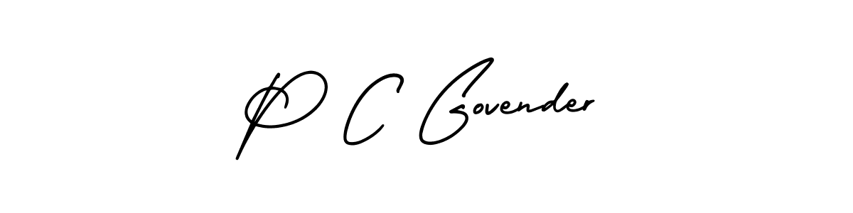 It looks lik you need a new signature style for name P C Govender. Design unique handwritten (AmerikaSignatureDemo-Regular) signature with our free signature maker in just a few clicks. P C Govender signature style 3 images and pictures png