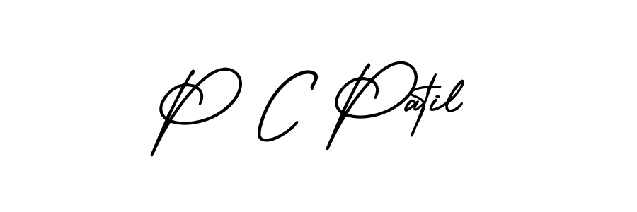 Also You can easily find your signature by using the search form. We will create P C Patil name handwritten signature images for you free of cost using AmerikaSignatureDemo-Regular sign style. P C Patil signature style 3 images and pictures png