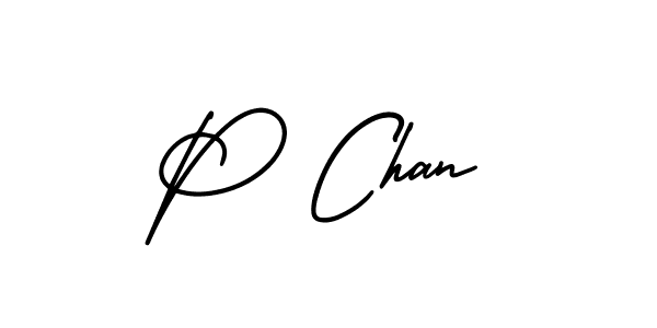 Similarly AmerikaSignatureDemo-Regular is the best handwritten signature design. Signature creator online .You can use it as an online autograph creator for name P Chan. P Chan signature style 3 images and pictures png