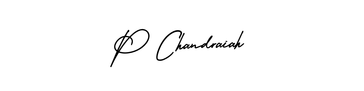 Also You can easily find your signature by using the search form. We will create P Chandraiah name handwritten signature images for you free of cost using AmerikaSignatureDemo-Regular sign style. P Chandraiah signature style 3 images and pictures png