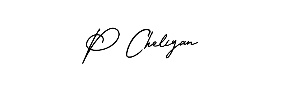 Similarly AmerikaSignatureDemo-Regular is the best handwritten signature design. Signature creator online .You can use it as an online autograph creator for name P Cheliyan. P Cheliyan signature style 3 images and pictures png