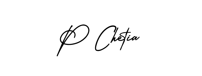 if you are searching for the best signature style for your name P Chetia. so please give up your signature search. here we have designed multiple signature styles  using AmerikaSignatureDemo-Regular. P Chetia signature style 3 images and pictures png