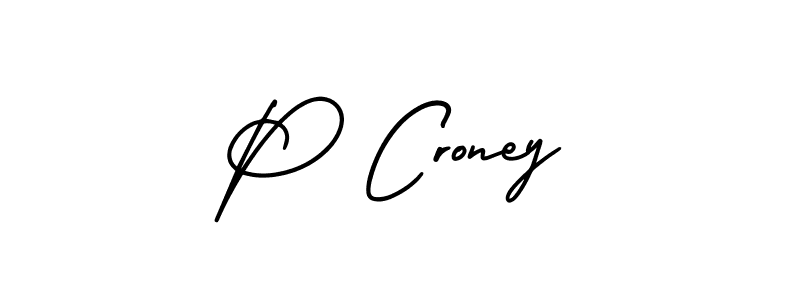 It looks lik you need a new signature style for name P Croney. Design unique handwritten (AmerikaSignatureDemo-Regular) signature with our free signature maker in just a few clicks. P Croney signature style 3 images and pictures png