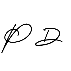 Make a beautiful signature design for name P D. Use this online signature maker to create a handwritten signature for free. P D signature style 3 images and pictures png