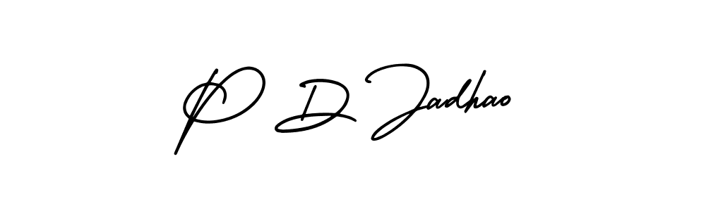 Check out images of Autograph of P D Jadhao name. Actor P D Jadhao Signature Style. AmerikaSignatureDemo-Regular is a professional sign style online. P D Jadhao signature style 3 images and pictures png