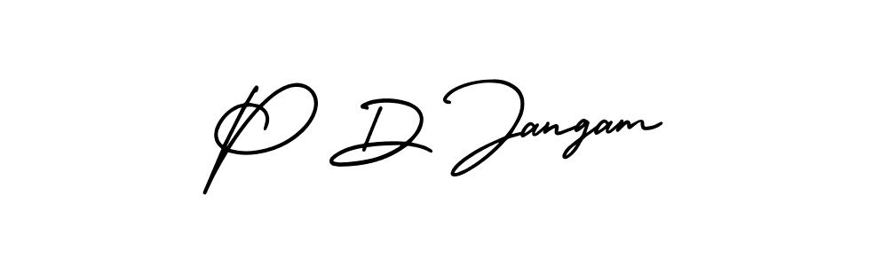 Similarly AmerikaSignatureDemo-Regular is the best handwritten signature design. Signature creator online .You can use it as an online autograph creator for name P D Jangam. P D Jangam signature style 3 images and pictures png