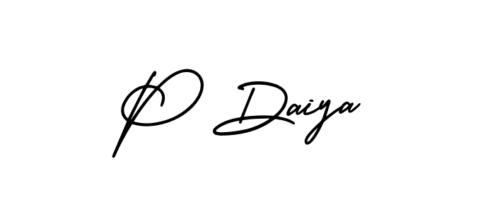 How to Draw P Daiya signature style? AmerikaSignatureDemo-Regular is a latest design signature styles for name P Daiya. P Daiya signature style 3 images and pictures png