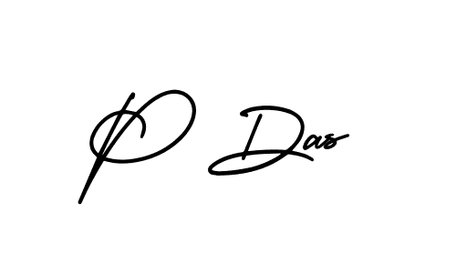 Make a beautiful signature design for name P Das. Use this online signature maker to create a handwritten signature for free. P Das signature style 3 images and pictures png