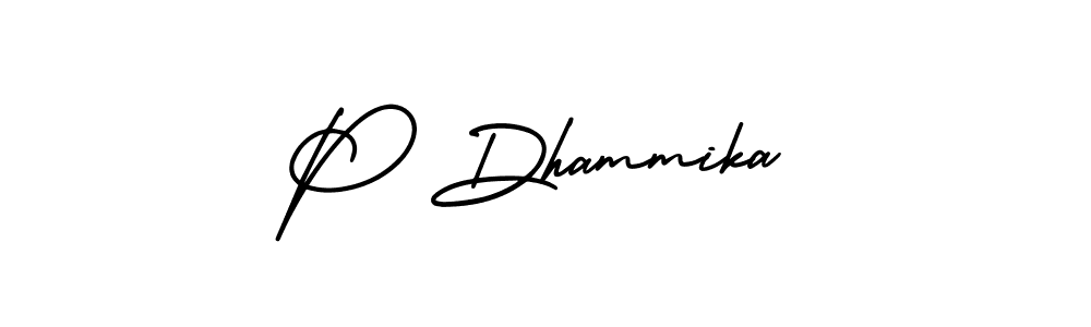 Similarly AmerikaSignatureDemo-Regular is the best handwritten signature design. Signature creator online .You can use it as an online autograph creator for name P Dhammika. P Dhammika signature style 3 images and pictures png