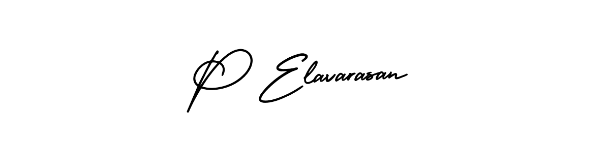 Best and Professional Signature Style for P Elavarasan. AmerikaSignatureDemo-Regular Best Signature Style Collection. P Elavarasan signature style 3 images and pictures png