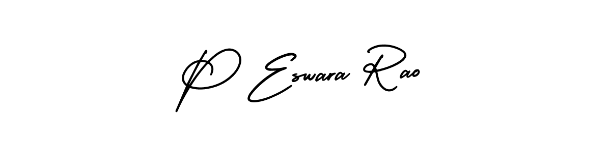 Make a beautiful signature design for name P Eswara Rao. Use this online signature maker to create a handwritten signature for free. P Eswara Rao signature style 3 images and pictures png