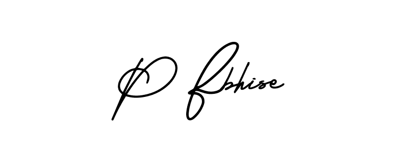 How to Draw P Fbhise signature style? AmerikaSignatureDemo-Regular is a latest design signature styles for name P Fbhise. P Fbhise signature style 3 images and pictures png
