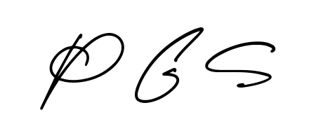 How to Draw P G S signature style? AmerikaSignatureDemo-Regular is a latest design signature styles for name P G S. P G S signature style 3 images and pictures png