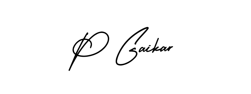 Best and Professional Signature Style for P Gaikar. AmerikaSignatureDemo-Regular Best Signature Style Collection. P Gaikar signature style 3 images and pictures png