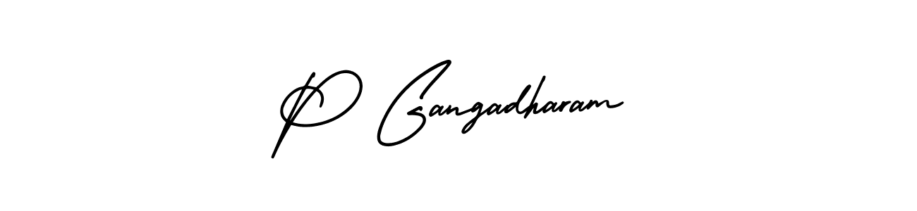 Once you've used our free online signature maker to create your best signature AmerikaSignatureDemo-Regular style, it's time to enjoy all of the benefits that P Gangadharam name signing documents. P Gangadharam signature style 3 images and pictures png