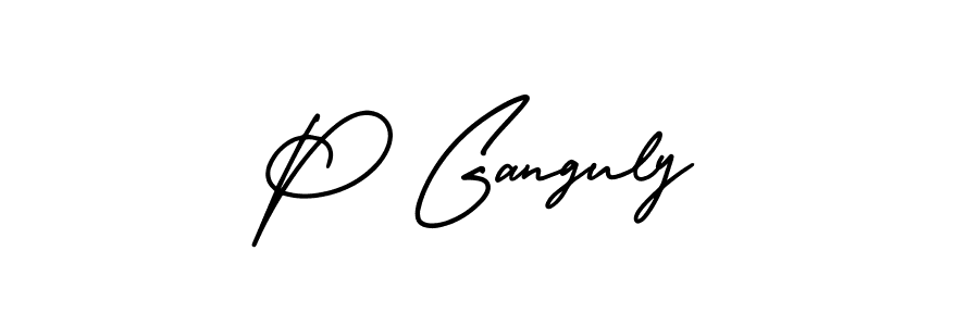 It looks lik you need a new signature style for name P Ganguly. Design unique handwritten (AmerikaSignatureDemo-Regular) signature with our free signature maker in just a few clicks. P Ganguly signature style 3 images and pictures png