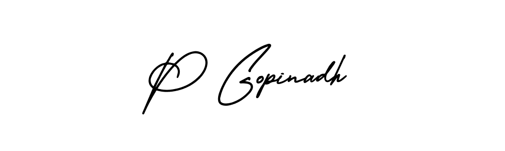 How to Draw P Gopinadh signature style? AmerikaSignatureDemo-Regular is a latest design signature styles for name P Gopinadh. P Gopinadh signature style 3 images and pictures png
