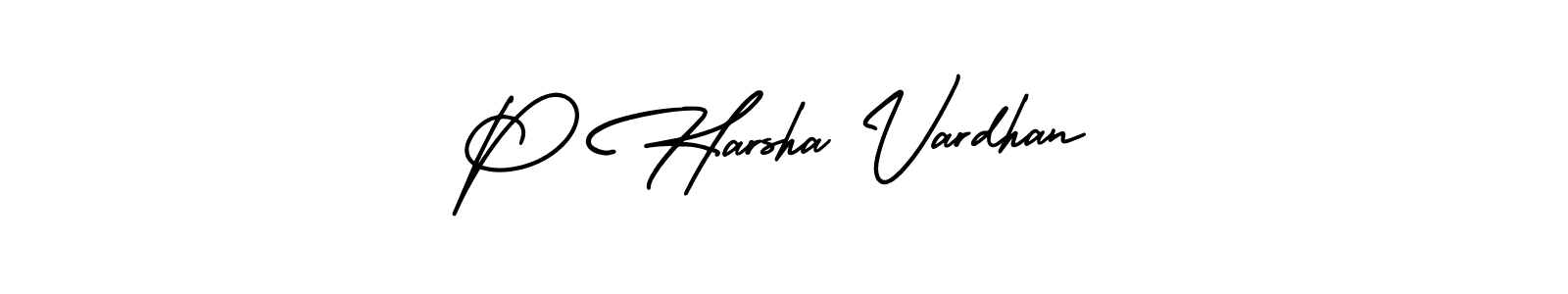 This is the best signature style for the P Harsha Vardhan name. Also you like these signature font (AmerikaSignatureDemo-Regular). Mix name signature. P Harsha Vardhan signature style 3 images and pictures png