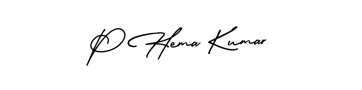 AmerikaSignatureDemo-Regular is a professional signature style that is perfect for those who want to add a touch of class to their signature. It is also a great choice for those who want to make their signature more unique. Get P Hema Kumar name to fancy signature for free. P Hema Kumar signature style 3 images and pictures png