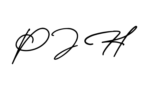 Similarly AmerikaSignatureDemo-Regular is the best handwritten signature design. Signature creator online .You can use it as an online autograph creator for name P J H. P J H signature style 3 images and pictures png