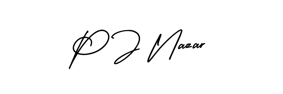 Once you've used our free online signature maker to create your best signature AmerikaSignatureDemo-Regular style, it's time to enjoy all of the benefits that P J Nazar name signing documents. P J Nazar signature style 3 images and pictures png