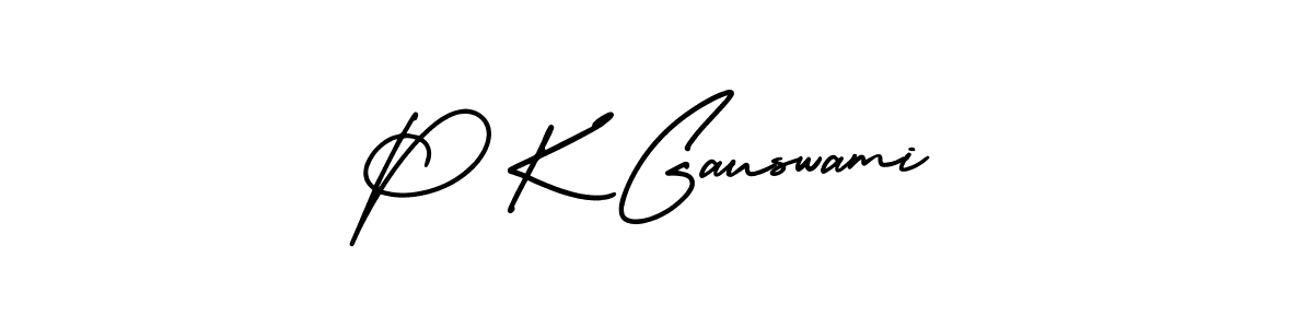 How to Draw P K Gauswami signature style? AmerikaSignatureDemo-Regular is a latest design signature styles for name P K Gauswami. P K Gauswami signature style 3 images and pictures png