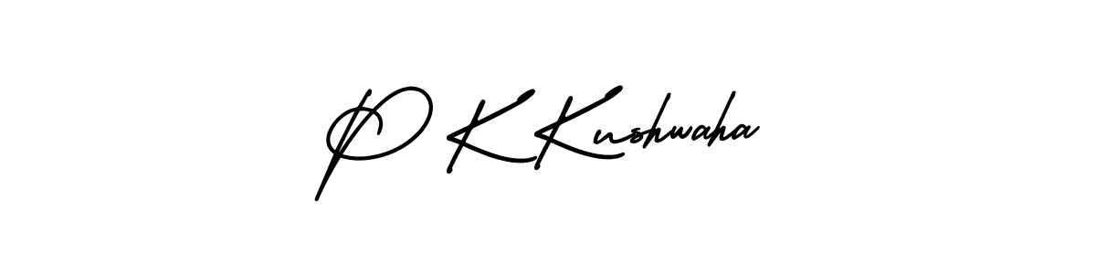 AmerikaSignatureDemo-Regular is a professional signature style that is perfect for those who want to add a touch of class to their signature. It is also a great choice for those who want to make their signature more unique. Get P K Kushwaha name to fancy signature for free. P K Kushwaha signature style 3 images and pictures png