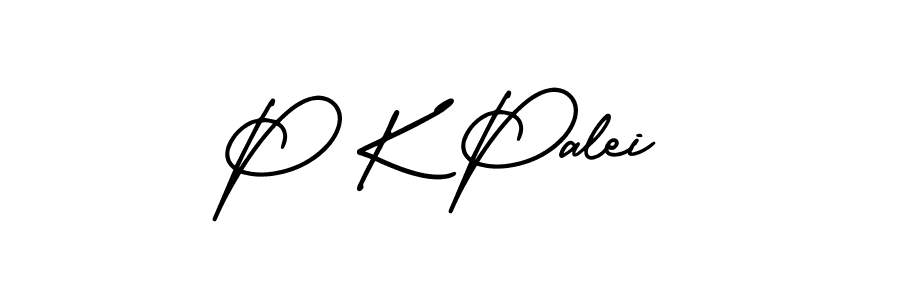 Make a beautiful signature design for name P K Palei. With this signature (AmerikaSignatureDemo-Regular) style, you can create a handwritten signature for free. P K Palei signature style 3 images and pictures png