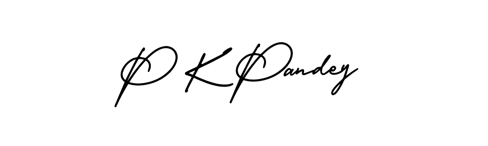 It looks lik you need a new signature style for name P K Pandey. Design unique handwritten (AmerikaSignatureDemo-Regular) signature with our free signature maker in just a few clicks. P K Pandey signature style 3 images and pictures png