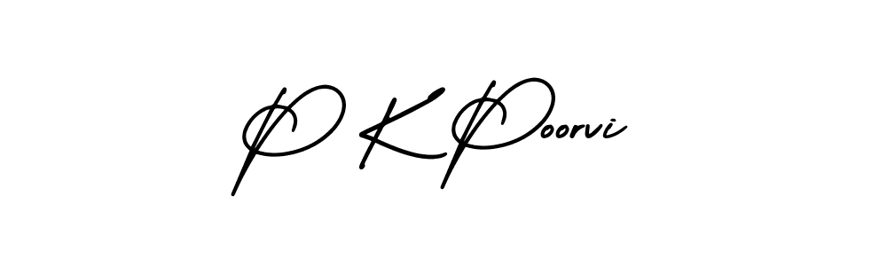 It looks lik you need a new signature style for name P K Poorvi. Design unique handwritten (AmerikaSignatureDemo-Regular) signature with our free signature maker in just a few clicks. P K Poorvi signature style 3 images and pictures png