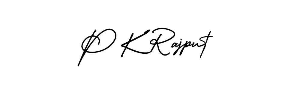 AmerikaSignatureDemo-Regular is a professional signature style that is perfect for those who want to add a touch of class to their signature. It is also a great choice for those who want to make their signature more unique. Get P K Rajput name to fancy signature for free. P K Rajput signature style 3 images and pictures png