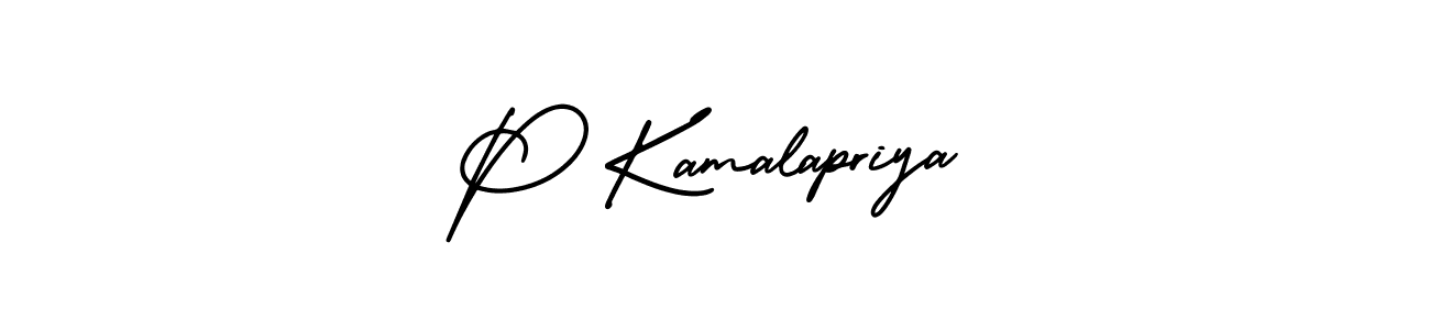 You can use this online signature creator to create a handwritten signature for the name P Kamalapriya. This is the best online autograph maker. P Kamalapriya signature style 3 images and pictures png