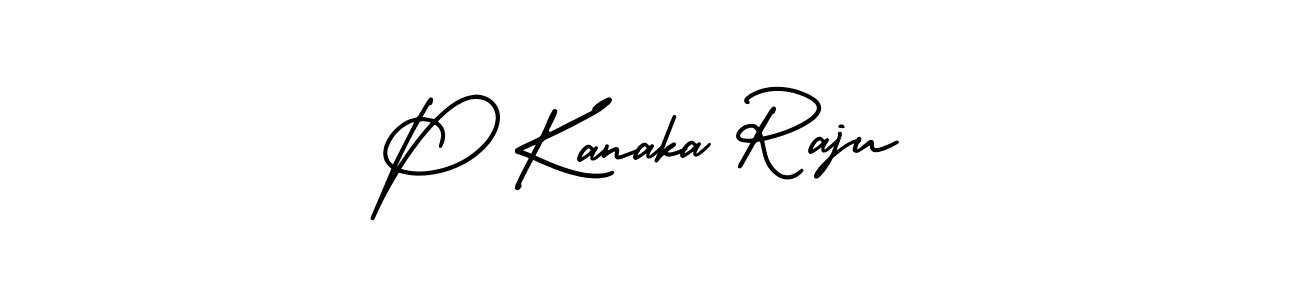 Similarly AmerikaSignatureDemo-Regular is the best handwritten signature design. Signature creator online .You can use it as an online autograph creator for name P Kanaka Raju. P Kanaka Raju signature style 3 images and pictures png