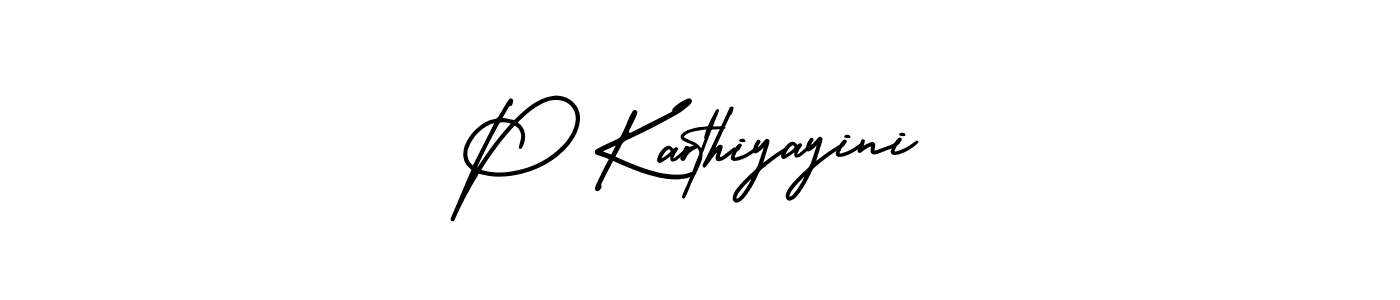 Check out images of Autograph of P Karthiyayini name. Actor P Karthiyayini Signature Style. AmerikaSignatureDemo-Regular is a professional sign style online. P Karthiyayini signature style 3 images and pictures png