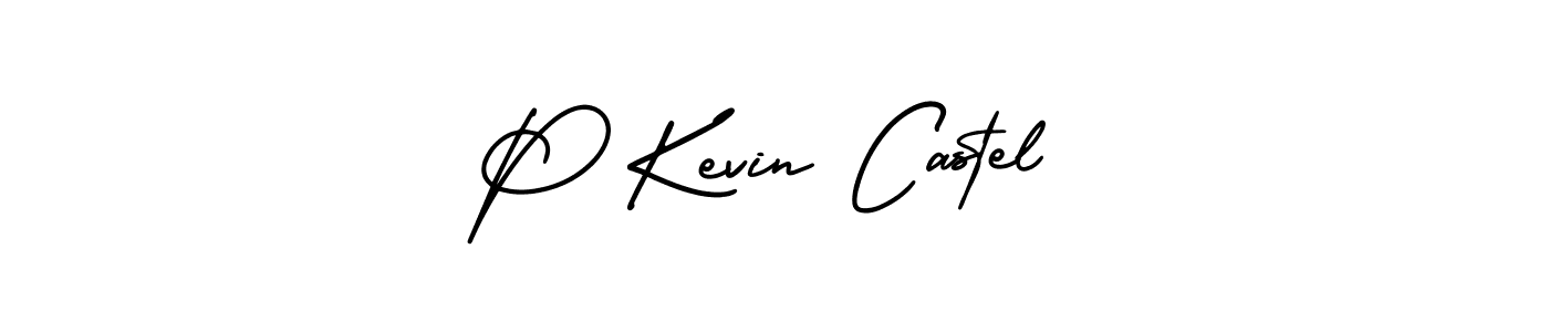 Design your own signature with our free online signature maker. With this signature software, you can create a handwritten (AmerikaSignatureDemo-Regular) signature for name P Kevin Castel. P Kevin Castel signature style 3 images and pictures png