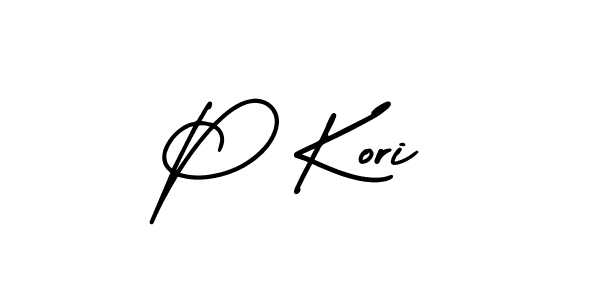 Also You can easily find your signature by using the search form. We will create P Kori name handwritten signature images for you free of cost using AmerikaSignatureDemo-Regular sign style. P Kori signature style 3 images and pictures png